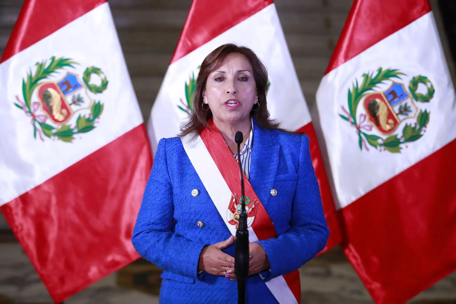 Presidenta de la República, Dina Boluarte, brindó Mensaje a la Nación. Foto: ANDINA/Presidencia Perú