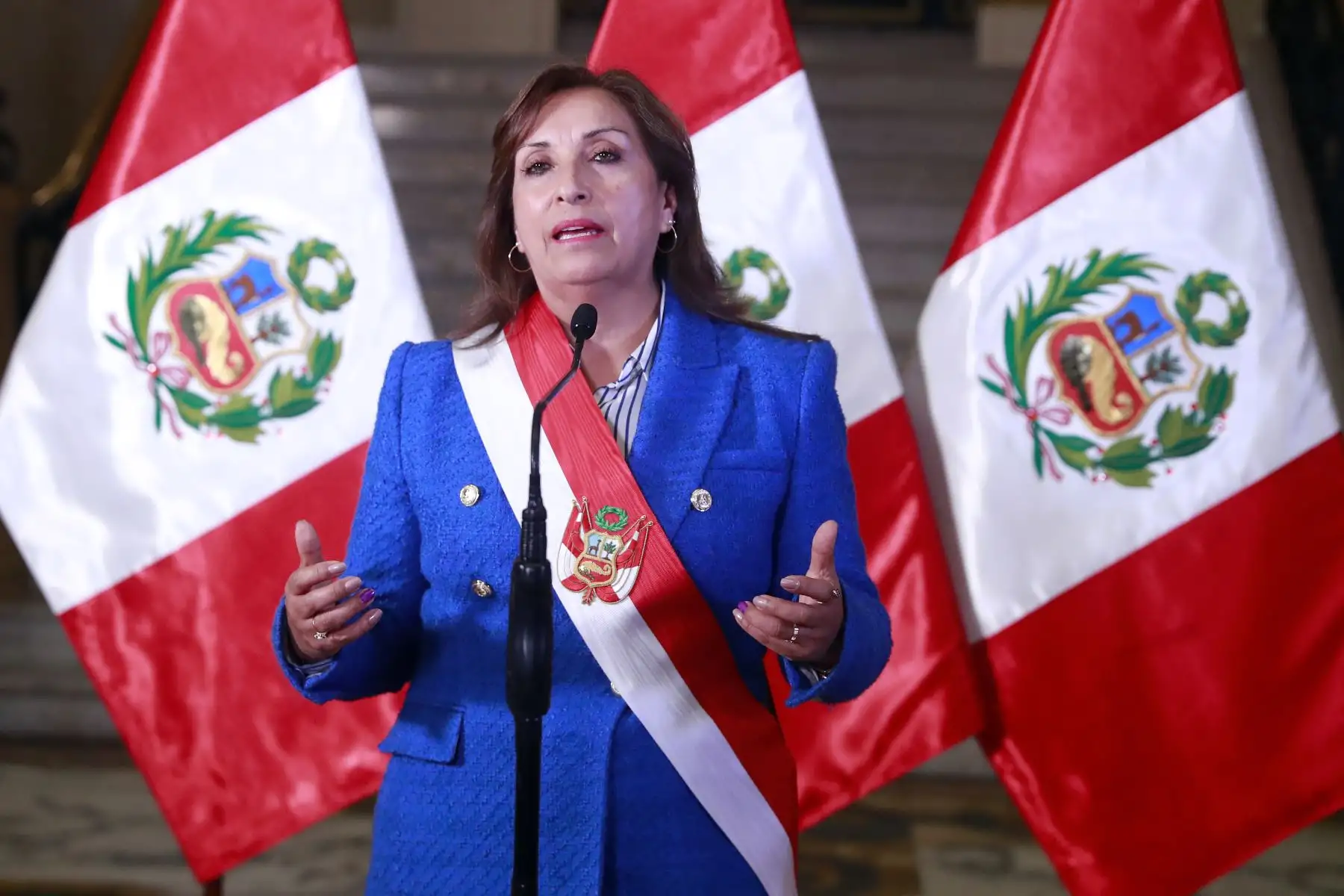 Presidenta de la República, Dina Boluarte, brindó Mensaje a la Nación. Foto: ANDINA/Presidencia Perú