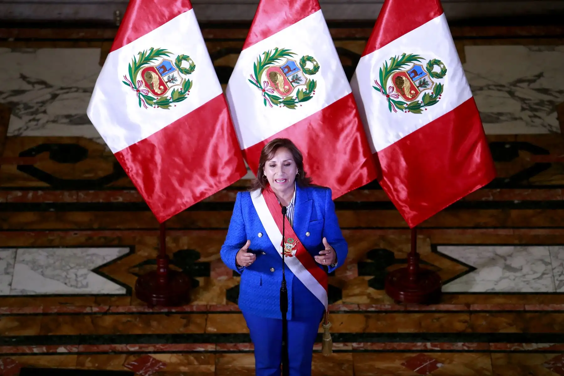 Presidenta de la República, Dina Boluarte, brindó Mensaje a la Nación. Foto: ANDINA/Presidencia Perú