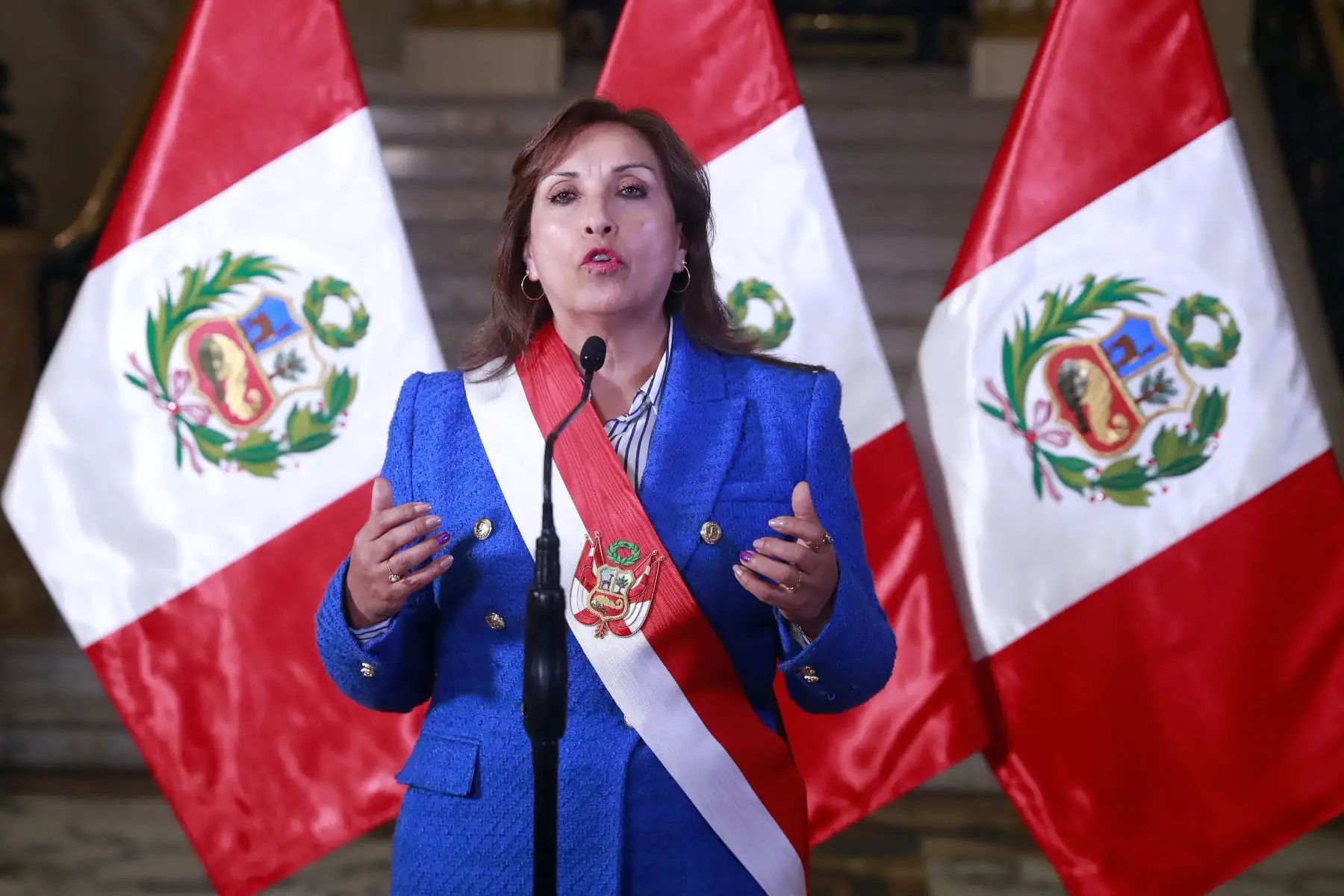 Presidenta de la República, Dina Boluarte, brindó Mensaje a la Nación. Foto: ANDINA/Presidencia Perú