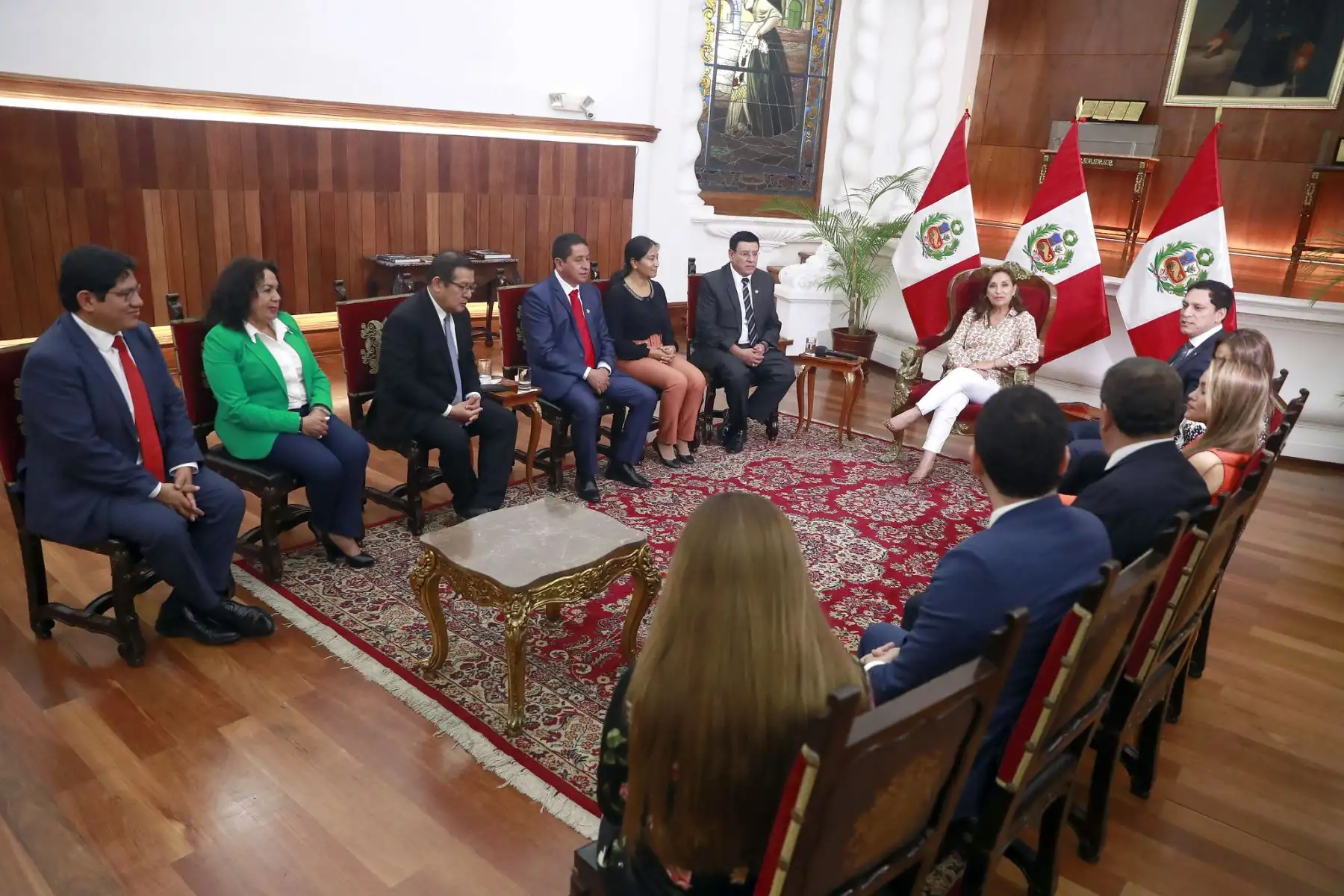 Presidenta de la República, Dina Boluarte, sostuvo reunión con representantes de la Alianza Para el Progreso

Foto: ANDINA/Prensa Presidencia
