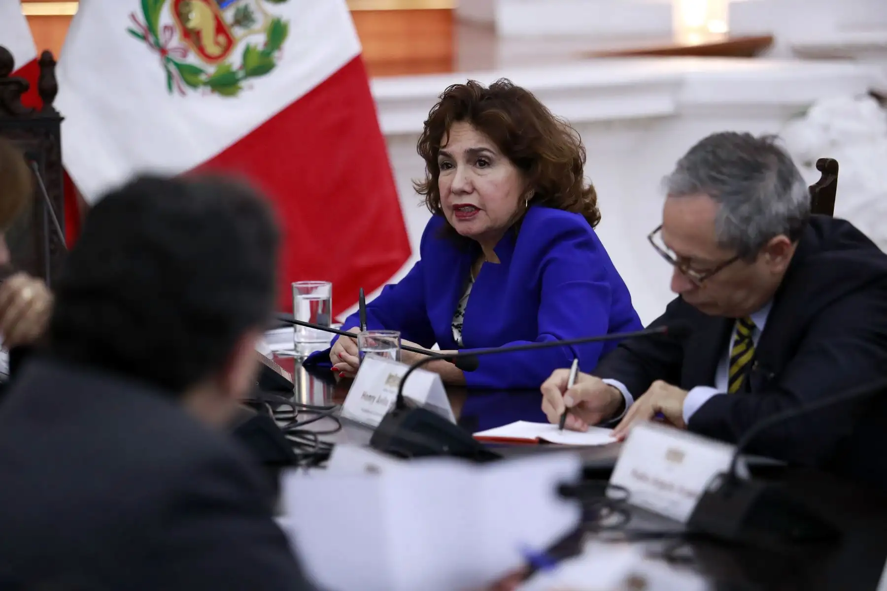 Presidenta Dina Boluarte sostuvo reunión de trabajo con el Consejo de Estado

Foto:ANDINA/Presidencia