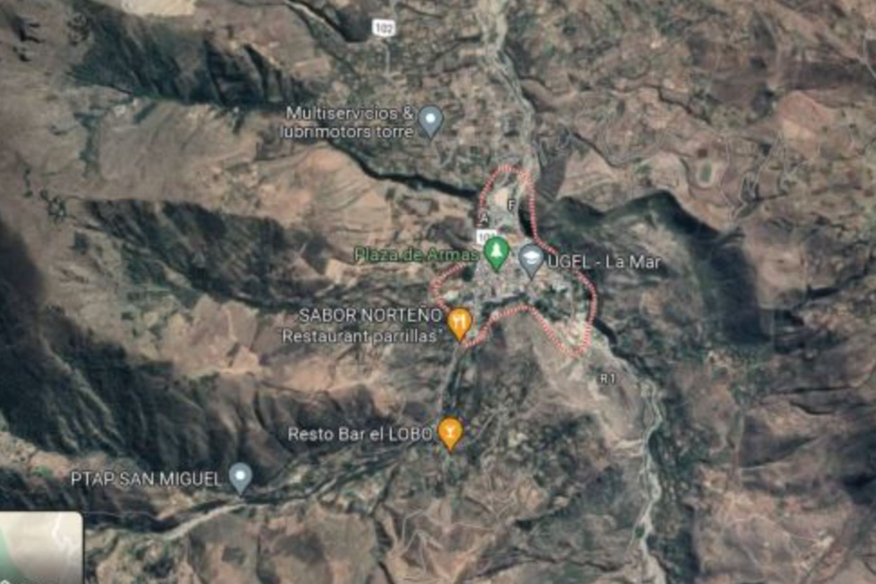 Epicentro de ambos sismos se localizó cerca de la localidad de San Miguel, ubicado en la provincia de La Mar, región Ayacucho. ANDINA/Difusión