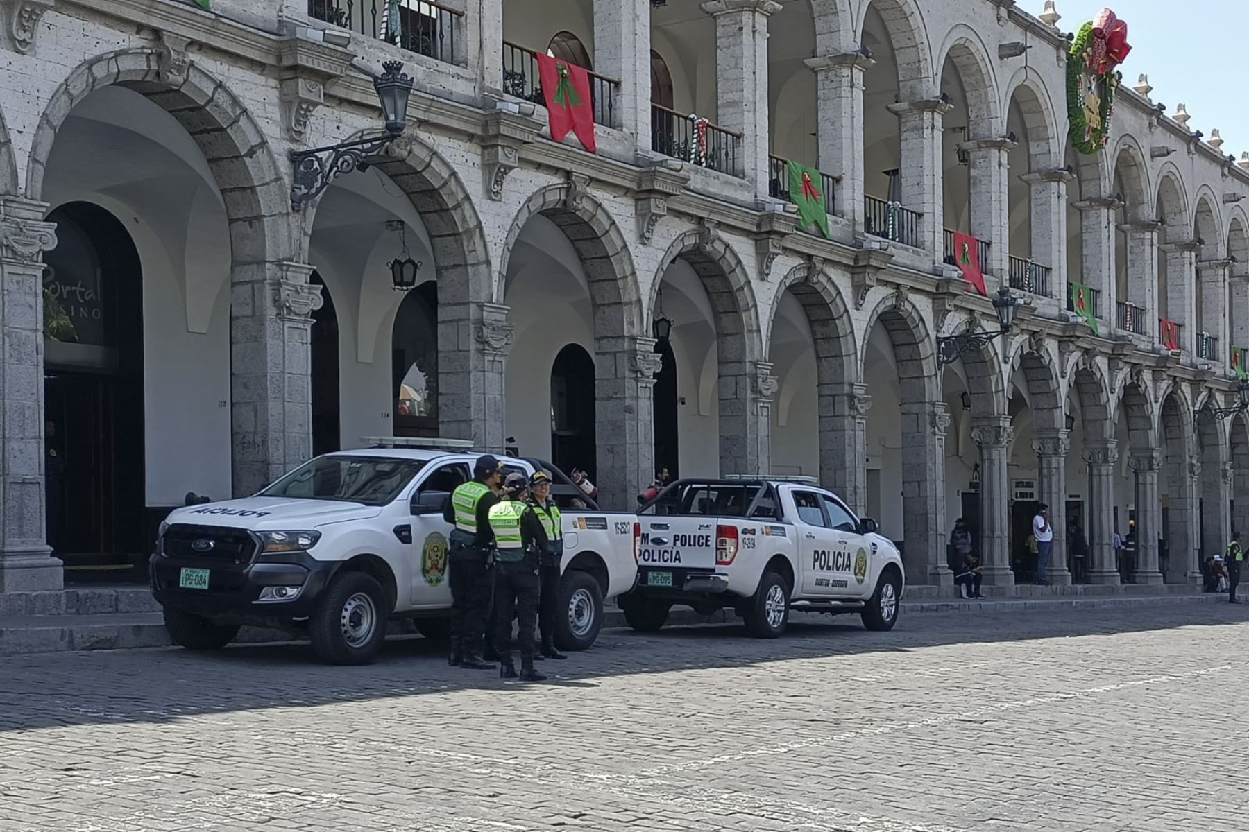 La Policía patrullará las calles de Arequipa durante el feriado largo por Semana Santa para garantizar la seguridad de la población y turistas. ANDINA/Difusión