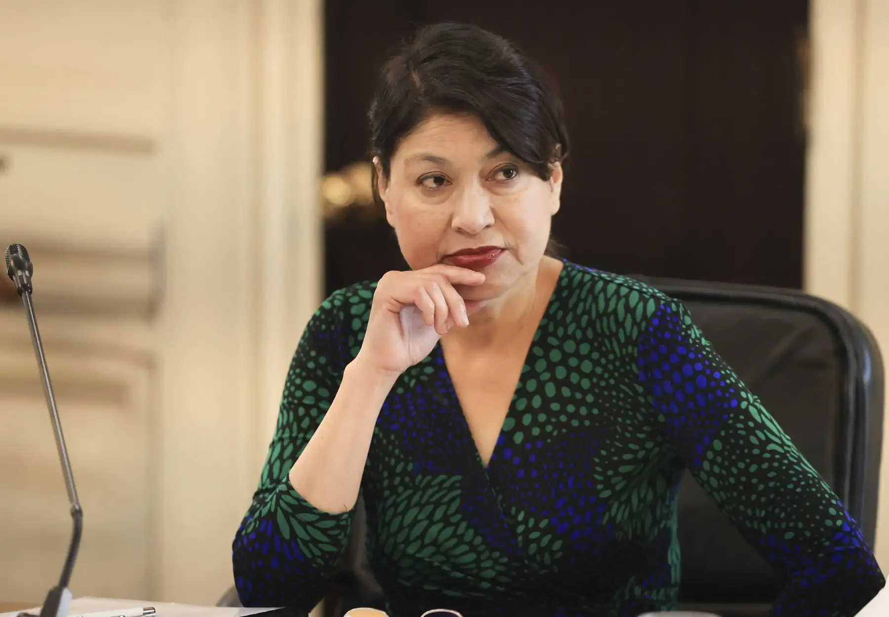 Presidenta de la República, Dina Boluarte, lideró sesión del Consejo de Ministros.

Foto: ANDINA/Prensa Presidencia