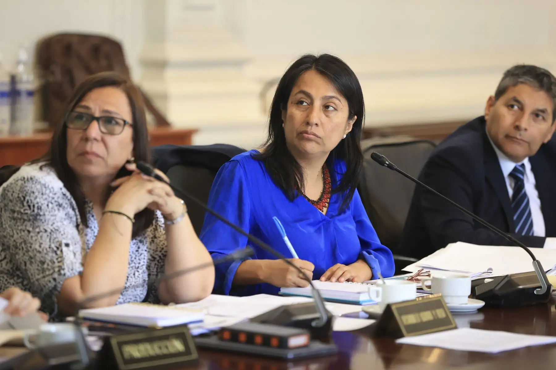 Presidenta de la República, Dina Boluarte, lideró sesión del Consejo de Ministros.

Foto: ANDINA/Prensa Presidencia