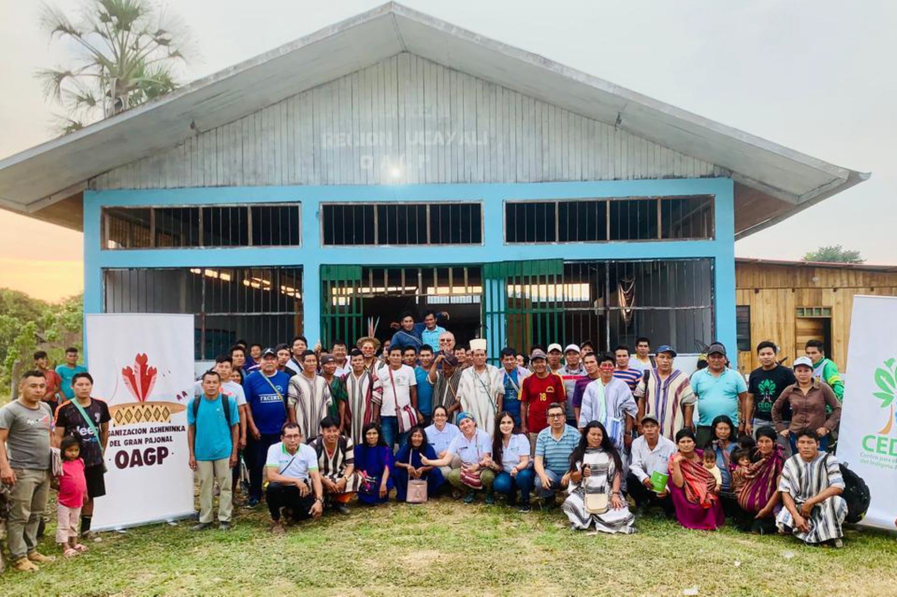 El taller se efectuó en el centro poblado de Oventeni, en la provincia de Atalaya, región Ucayali. Foto: Osinfor