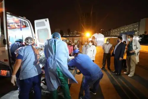 EsSalud desplegará el Hospital Perú, la oferta móvil y las ambulancias del Servicio de Transporte Asistido de Emergencias (STAE), ante cualquier necesidad inmediata y a solicitud de sus establecimientos o las autoridades sanitarias, locales, regionales o nacional. ANDINA/ EsSalud