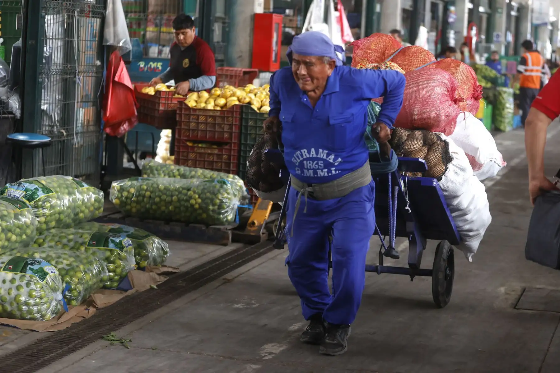 Mercado mayorista. Foto: ANDINA/Vidal Tarqui.