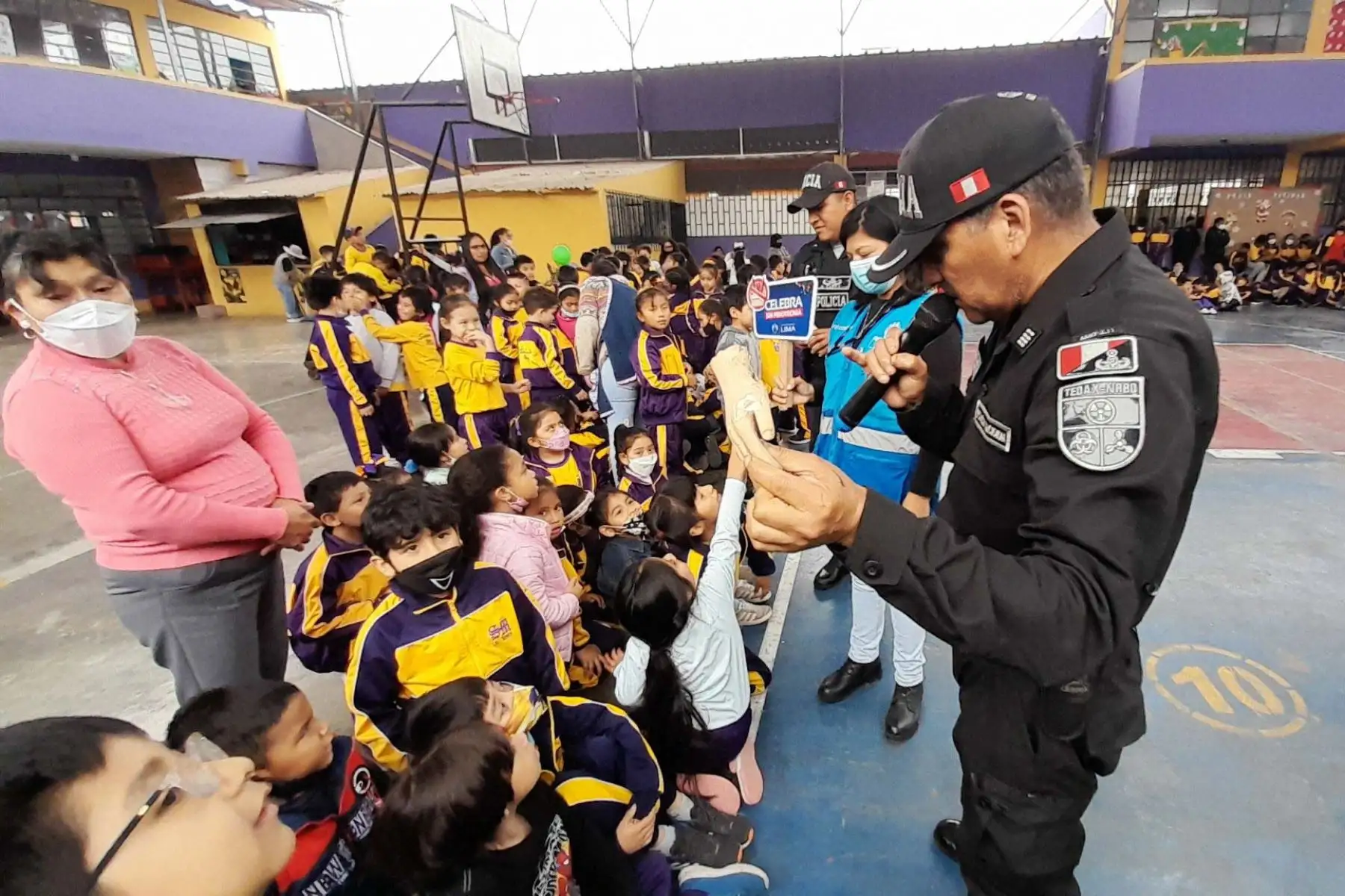 Garantizan la seguridad de los escolares de Arequipa. Foto: ANDINA/Archivo