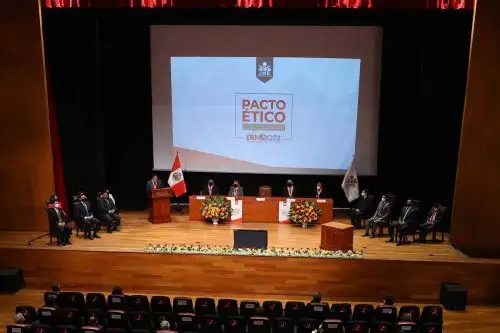 Tribunal de Honor del Pacto Ético hace un llamado a respetar el orden constitucional. ANDINA/Difusión