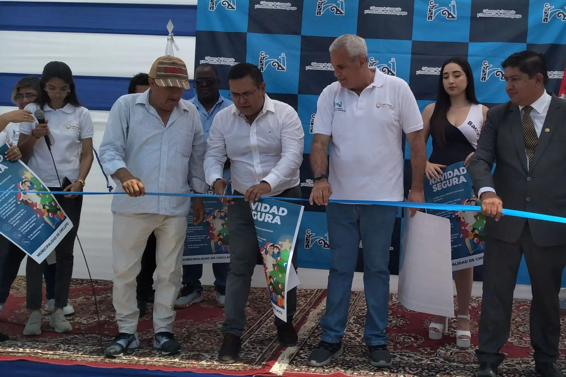 Alcalde Marcos Gasco en una actividad protocolar en Chiclayo. Foto: Difusión.