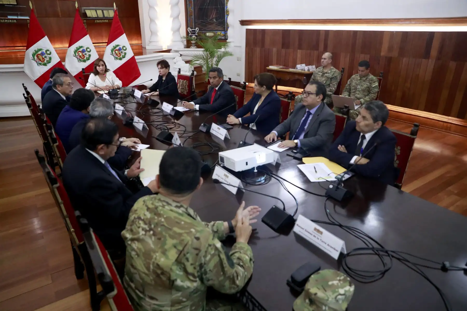 Presidenta de la República, Dina Boluarte, lidera Consejo de Estado. Foto: ANDINA/Prensa Presidencia