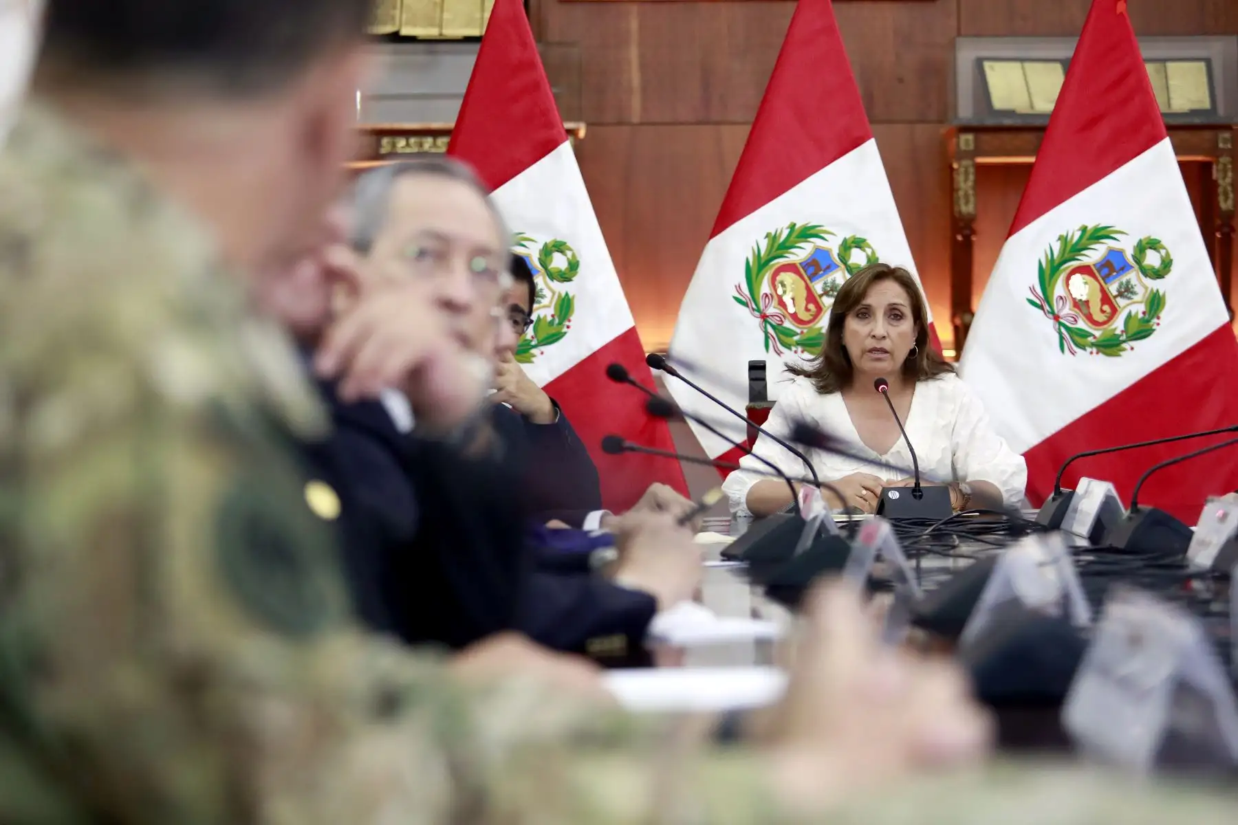 Presidenta de la República, Dina Boluarte, lidera Consejo de Estado.
Foto:ANDINA/Presidencia