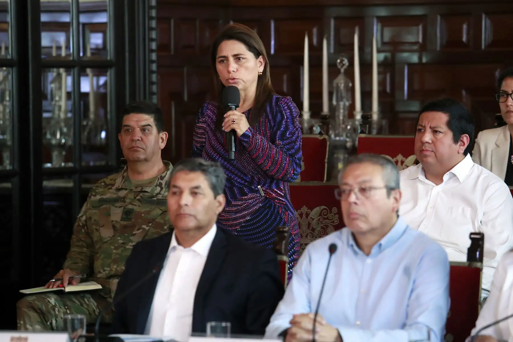 Presidenta Dina Boluarte informa sobre acciones tomadas por el Gobierno. Foto: ANDINA/Prensa Presidencia. Foto: ANDINA/Prensa Presidencia