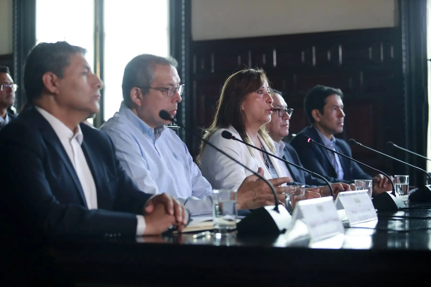 Presidenta Dina Boluarte informa sobre acciones tomadas por el Gobierno. Foto: ANDINA/Prensa Presidencia. Foto: ANDINA/Prensa Presidencia