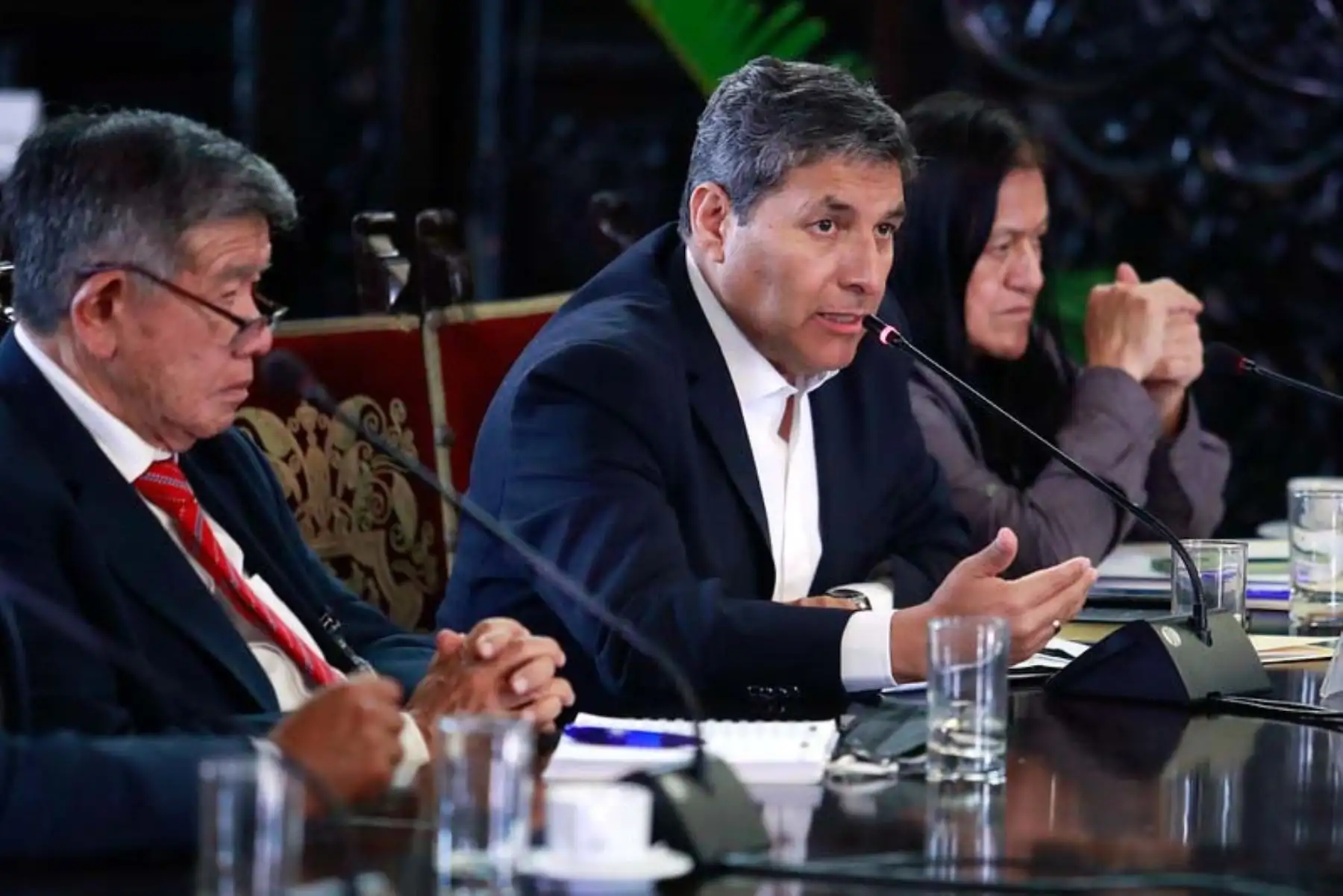 Presidenta de la República, Dina Boluarte, sostuvo reunión de trabajo con alcaldes y gobernadores electos. Foto: ANDINA/Presidencia Perú
