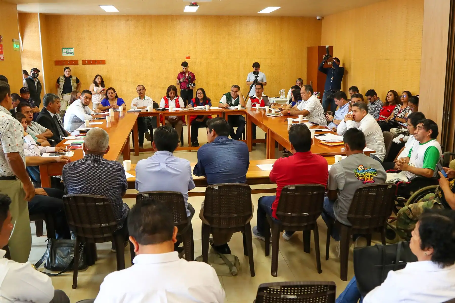 La ministra de la Mujer y Poblaciones Vulnerables, Grecia Rojas, y la ministra del Ambiente, Albina Ruiz, llegaron a la región San Martín para realizar coordinaciones con autoridades regionales y locales y representantes de distintas organizaciones de la sociedad civil. Foto: ANDINA/Difusión