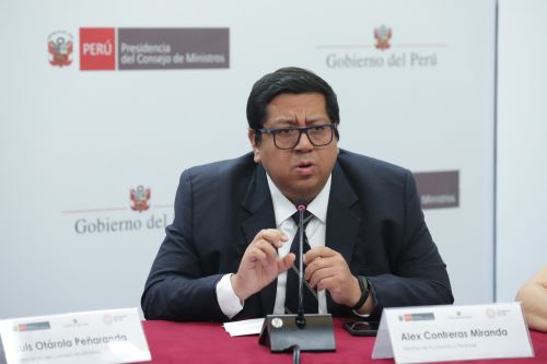 Ministro de Economía y Finanzas, Alex Contreras. ANDINA/Difusión