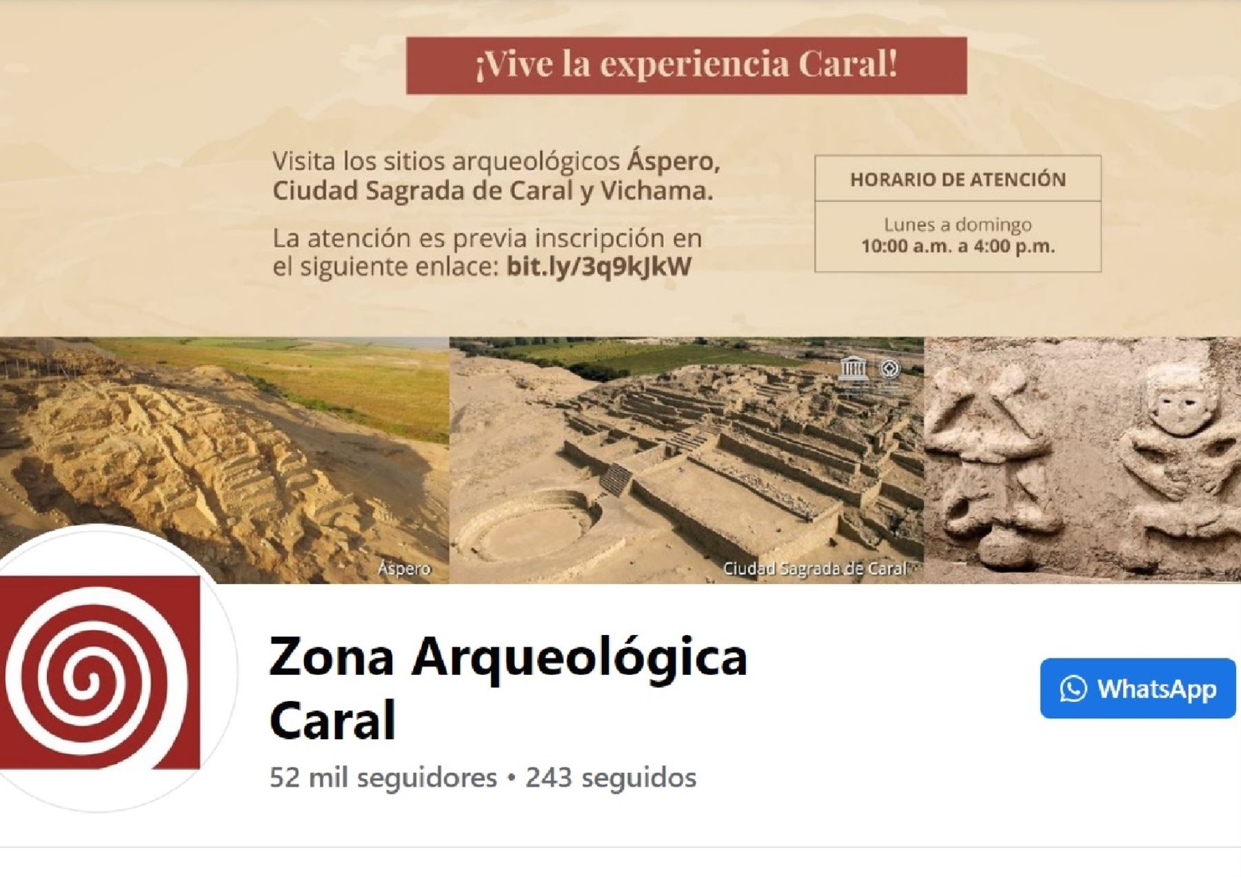 Zona Arqueológica Caral pide asignación definitiva de oficina ubicada en la ciudad de Lima.