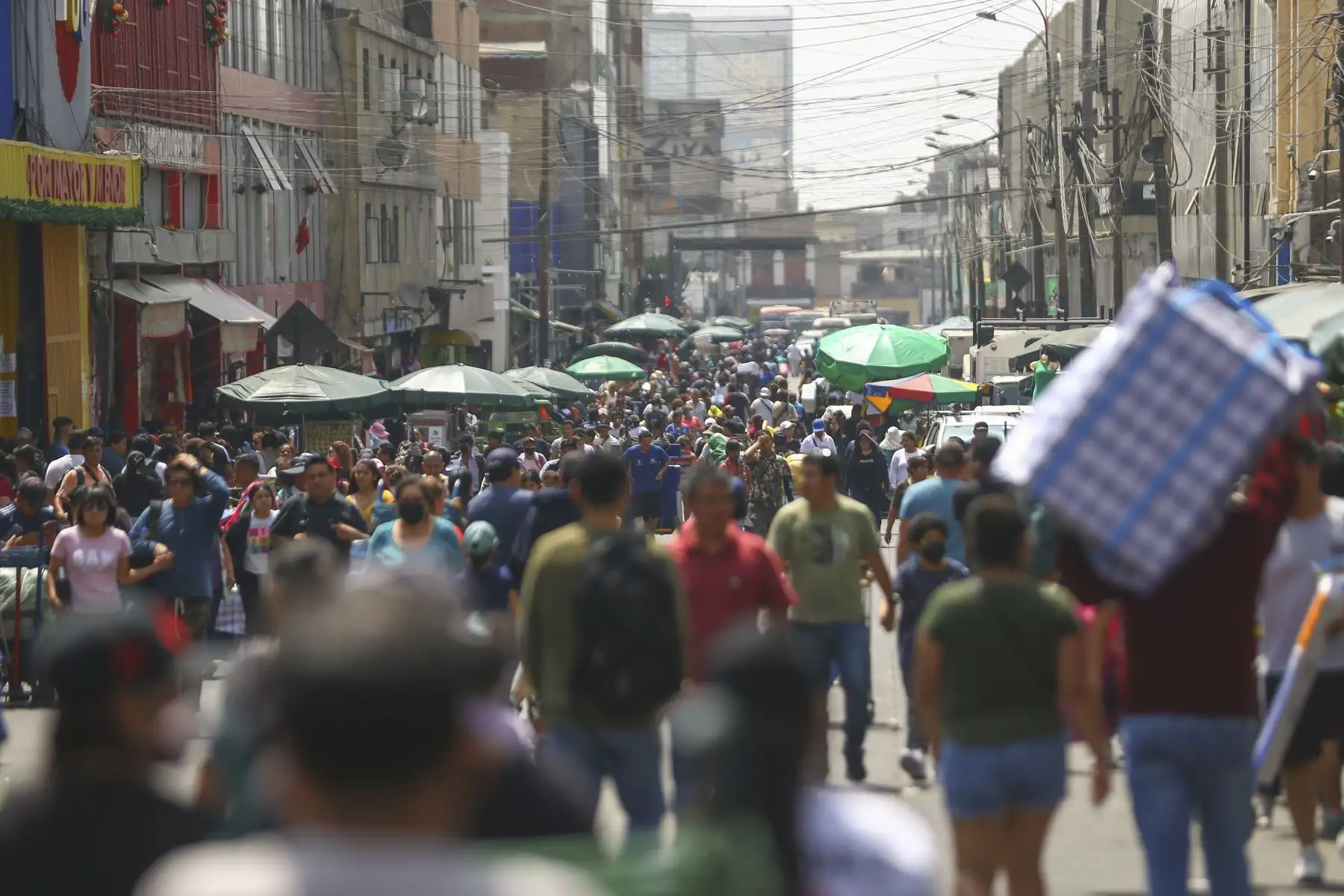 A pocas horas de la Navidad, así luce el Mercado Central, hasta donde llegan cientos de personas para realizar sus compras navideñas y de fin de año.
Foto: ANDINA/Ricardo Cuba