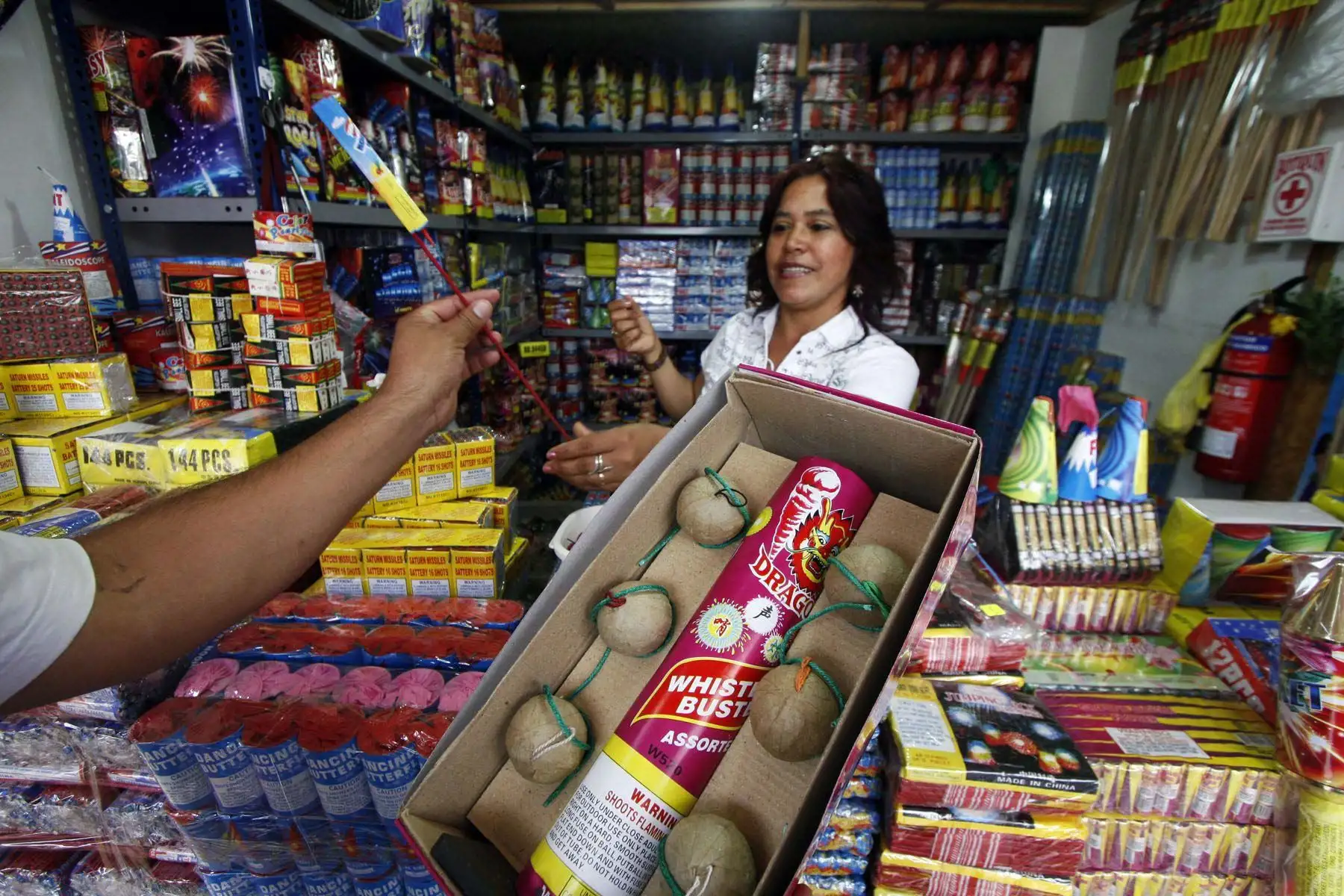 Productos pirotécnicos Foto: ANDINA/Difusión