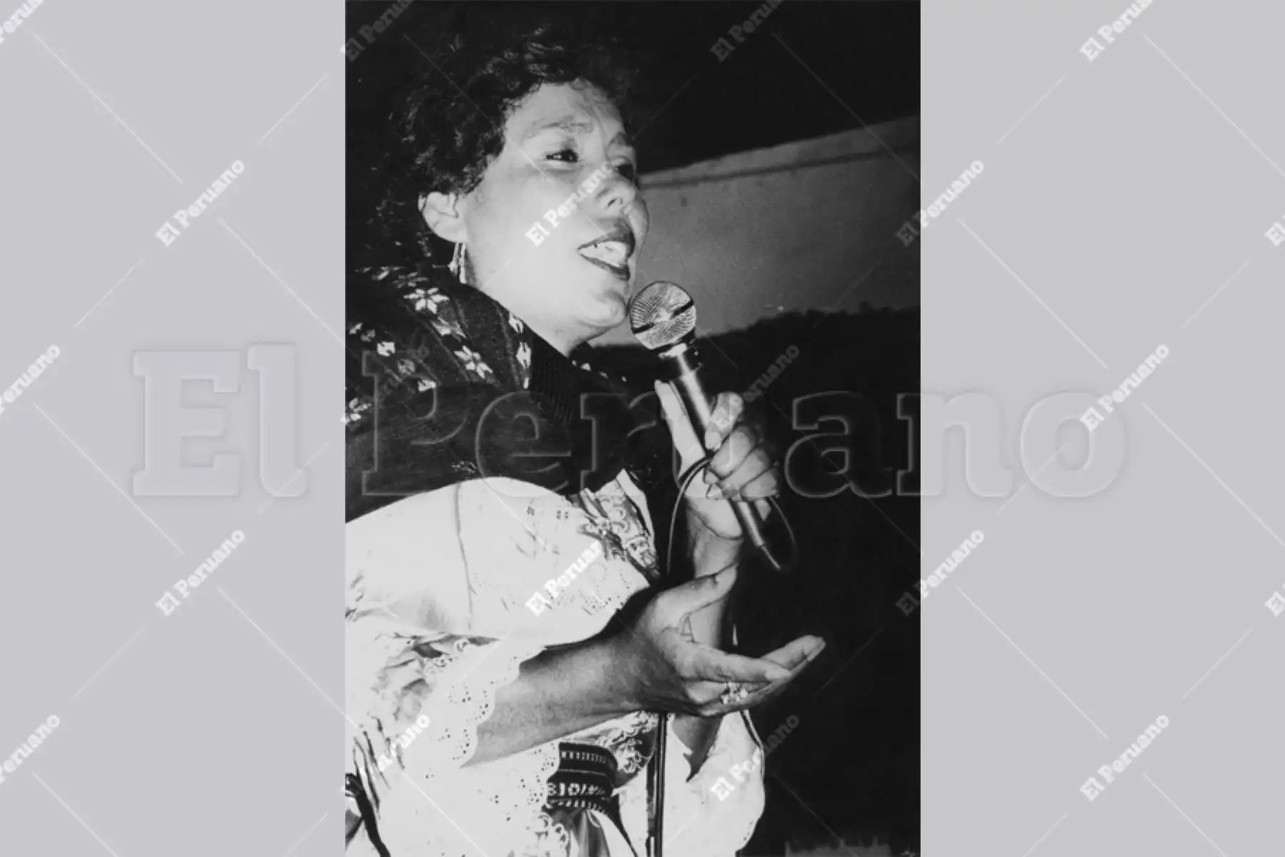 Martina Portocarrero, cantante folclórica que partió a la eternidad a los 72 años el  22 de abril en Suiza. 

Foto: Archivo / El Peruano