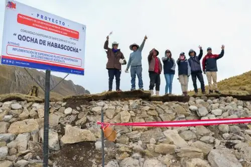 Las qochas beneficiarán a las comunidades campesinas de San José de Apata, Chicche, La Nueva Esperanza, San José de Quero y Santo Domingo de Cachi, en la región Junín.