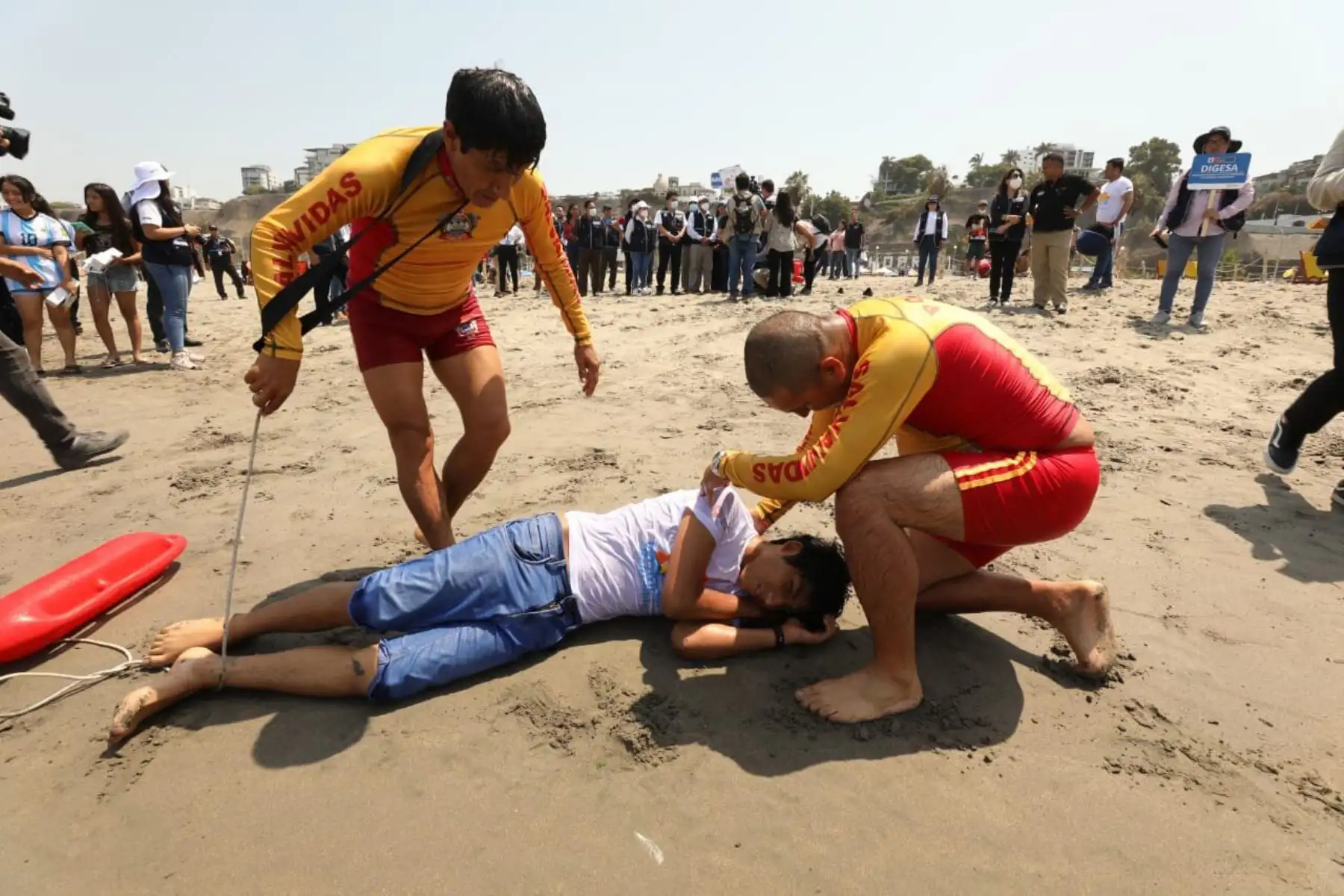 El Ministerio de Salud (Minsa) brindará recomendaciones para un verano saludable en la playa Agua Dulce, ubicada en la Costa Verde, distrito de Chorrillos.
Foto: ANDINA/Difusión