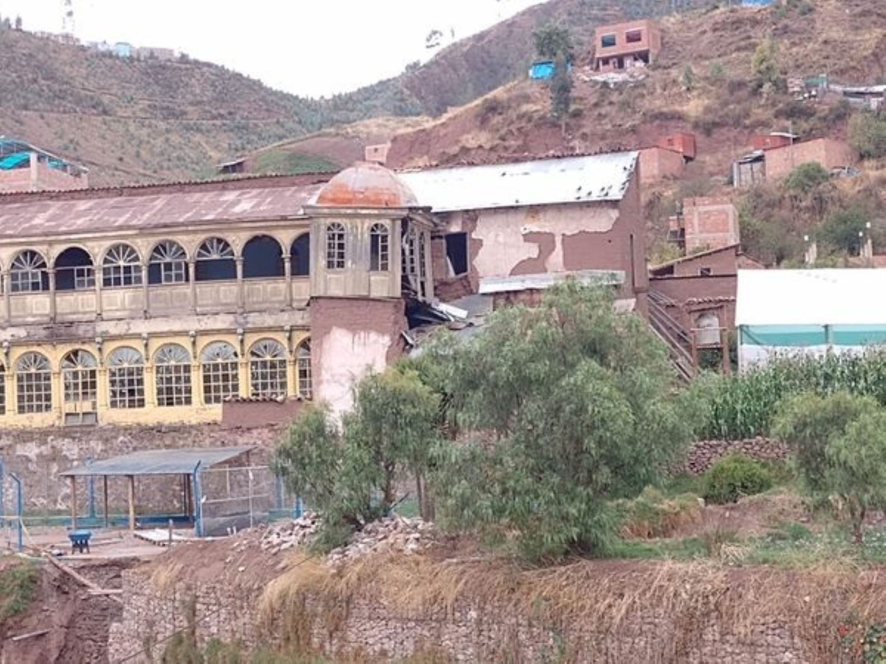 La Dirección Desconcentrada de Cusco evaluará las condiciones de la antigua hacienda Angostura, ubicada en la ciudad de Cusco, que habría sufrido daños a causa de las lluvias intensas. ANDINA/Difusión
