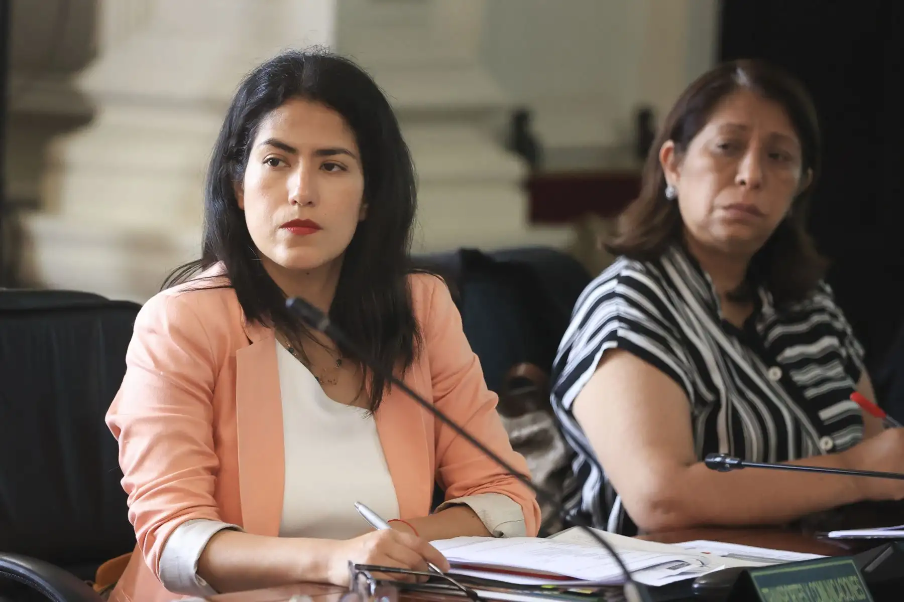 La Presidenta de la República, Dina Boluarte lidera el día de hoy una nueva sesión del Consejo de Ministros en Palacio de Gobierno. 
Foto:ANDINA/Presidencia Perú