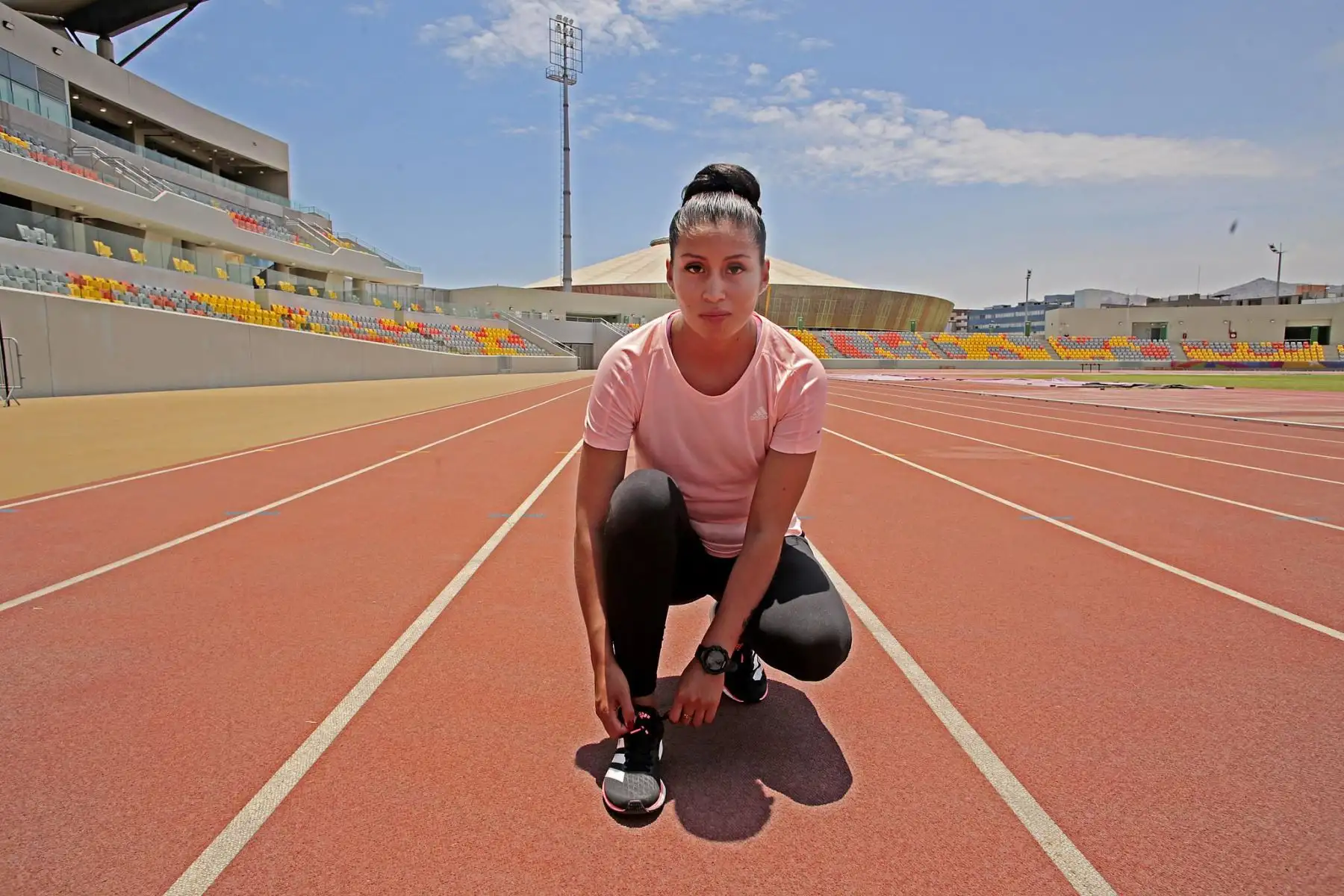 Kimberly García sostiene que la rutina de una atleta de alto rendimiento tiene ciertas características a las que ella llama un gusto y no un sacrificio. 

Foto: ANDINA/ Lima 2019