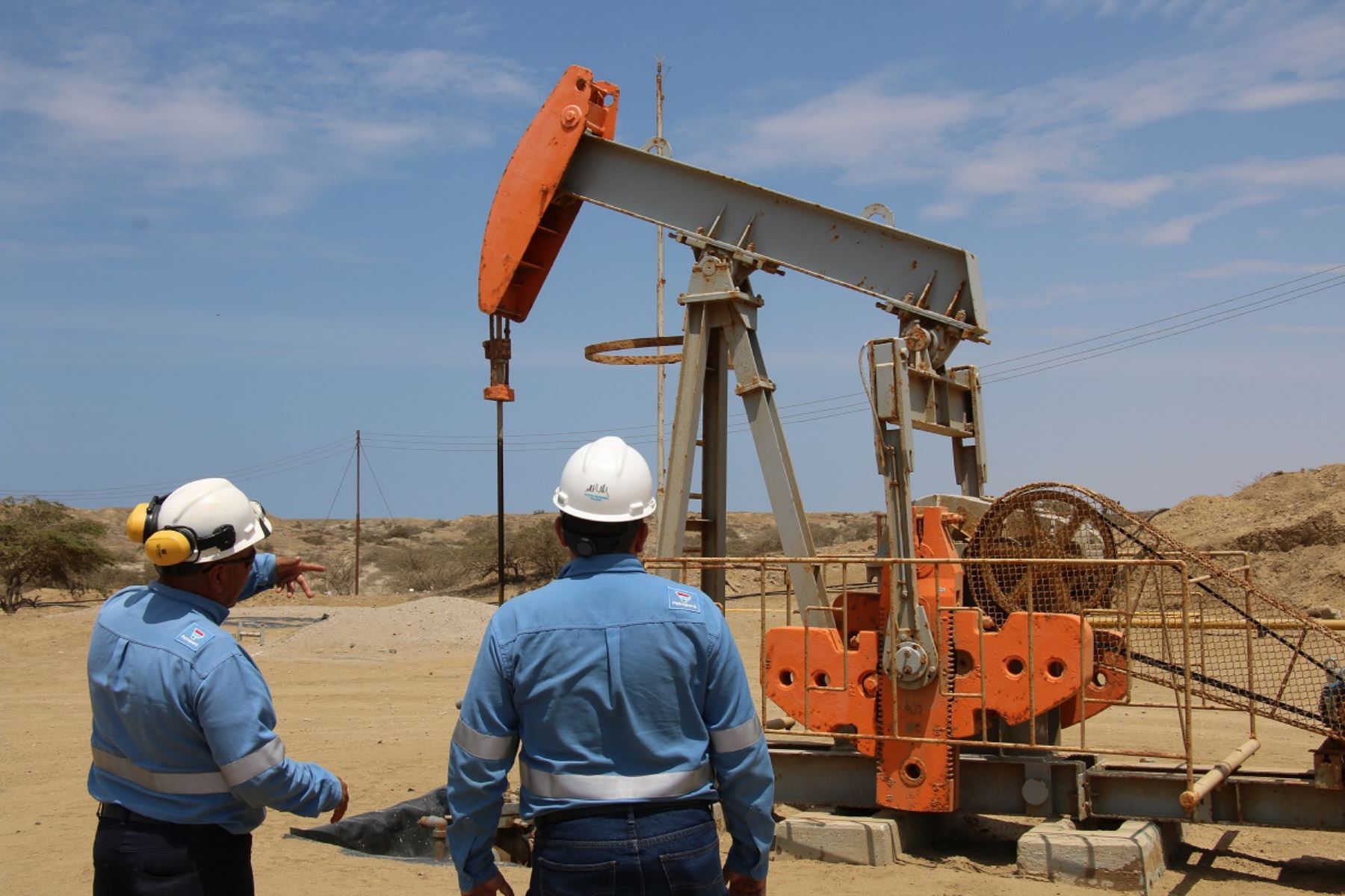 Extracción de hidrocarburos en el Lote I Talara, a cargo de Petroperú. Foto: Cortesía.