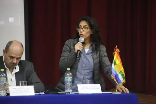 Ministra de Cultura, Leslie Urteaga Peña, saludó la decisión del Frente de Defensa de los intereses de Machu Picchu y otros gremios de suspender las medidas de protesta del 4 de enero y apostar por el diálogo. ANDINA/Difusión