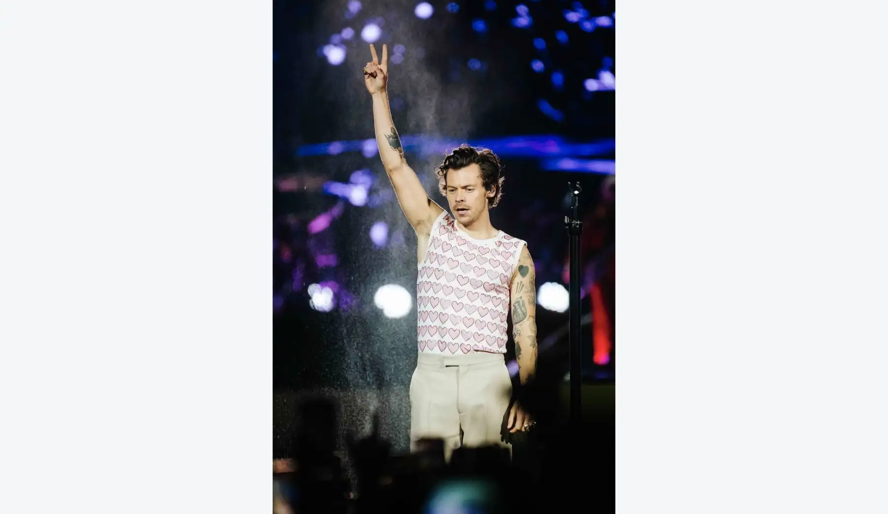 El ídolo musical Harry Styles  ofreció un gran concierto a sus seguidores peruanos después de más de ocho años, ya que su última presentación en la capital peruana fue en abril de 2014 junto a la banda One Direction.
Foto: Cortesía/Raúl Umeres