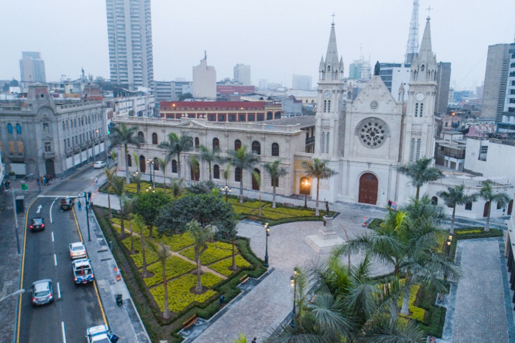 Las obras de mejoras en el Centro Histórico han seguido los lineamientos internacionales para la conservación y recuperación del patrimonio. ANDINA/ Municipalidad de Lima