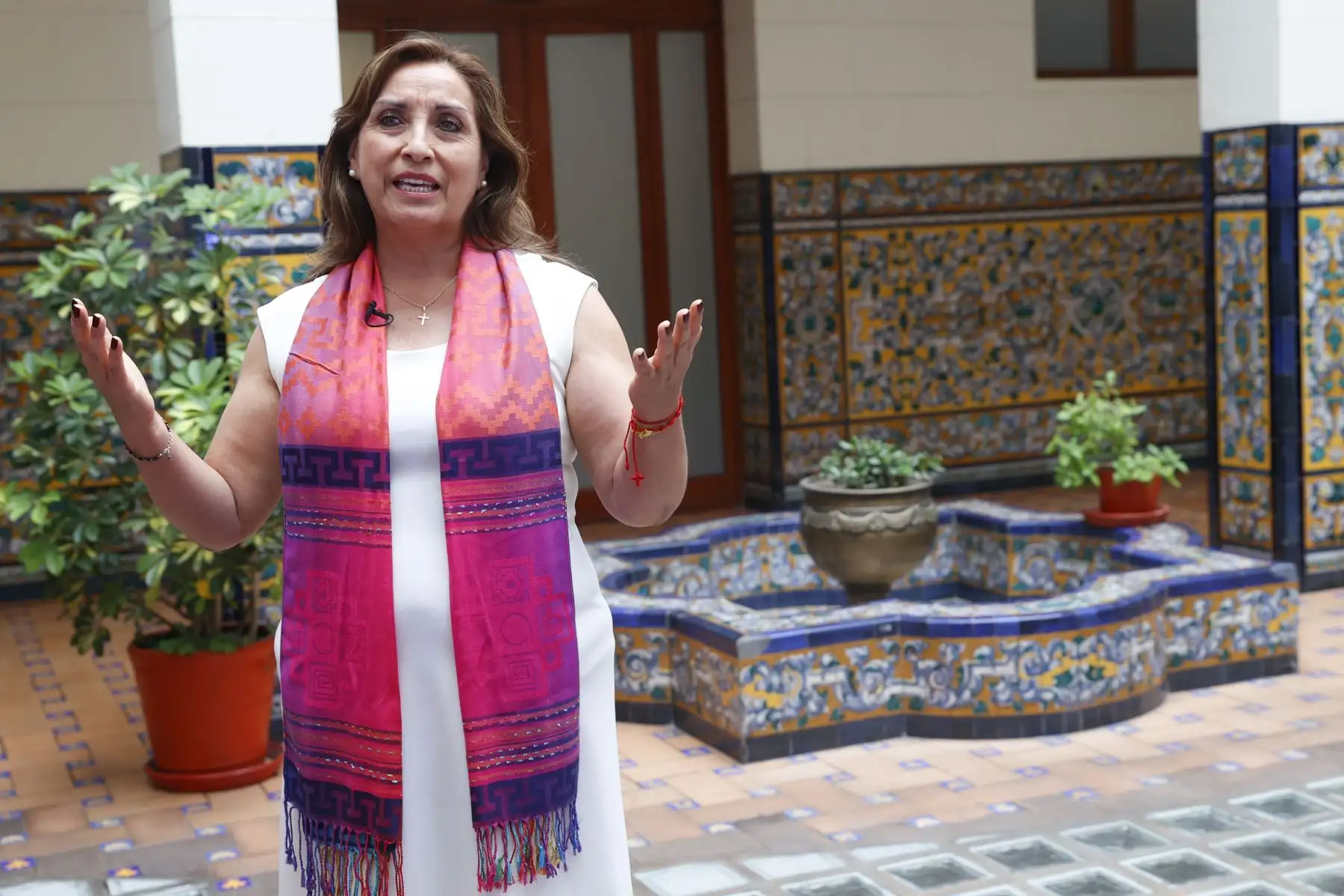 Presidenta Dina Boluarte brinda Mensaje a la Nación. ANDINA/Prensa Presidencia