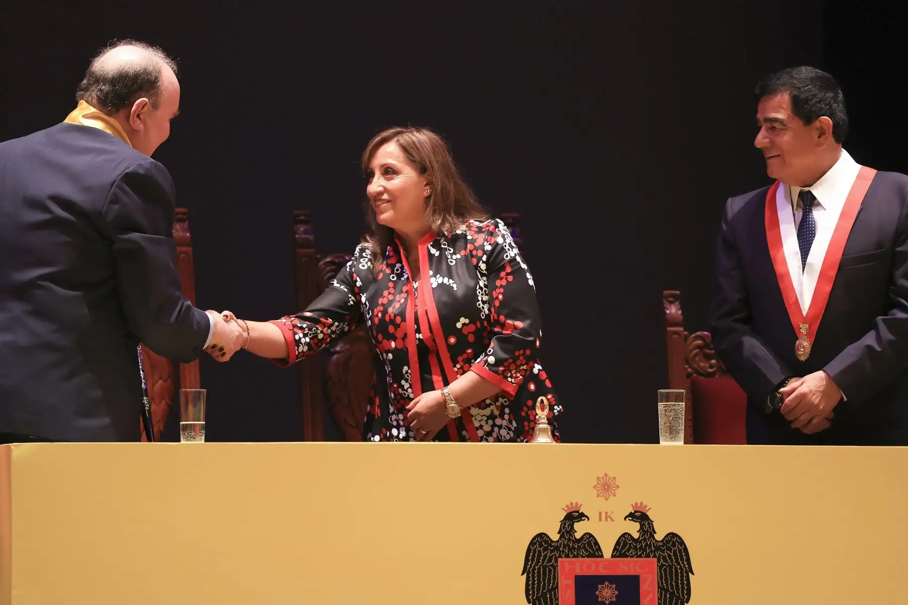 Presidenta Dina Boluarte participó en la ceremonia de juramentación e instalación del Concejo Metropolitano de Lima donde Rafael López Aliaga juró como el nuevo alcalde de Lima Metropolitana para el periodo 2023-2026. Foto: ANDINA/Presidencia Perú