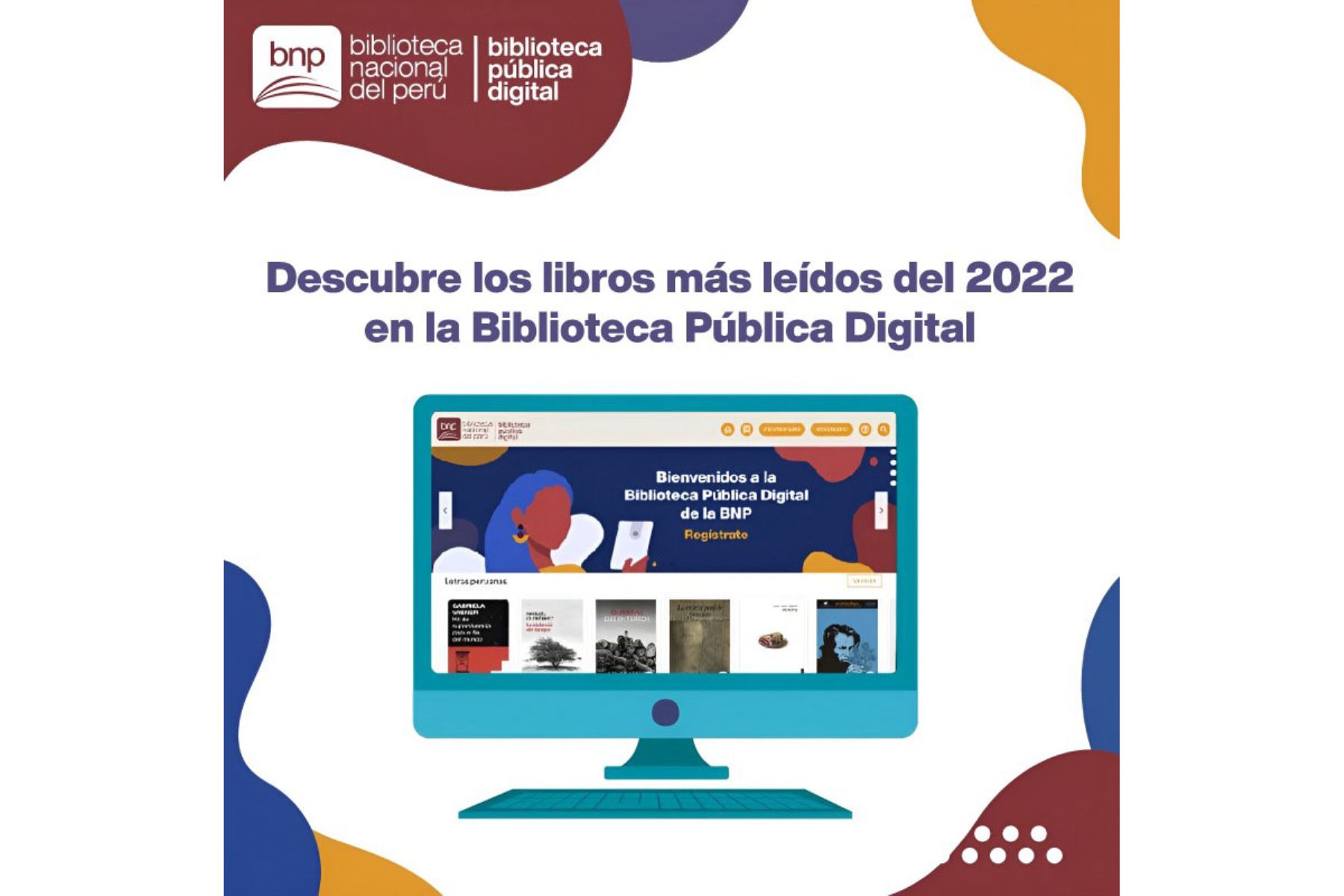 los libros más prestados de la Biblioteca Pública Digital en el 2022