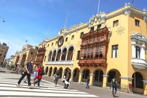 Palacio municipal de Lima. Foto: ANDINA/Andrés Valle.