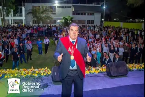 "Unión, cambio y desarrollo" son los 3 ejes de su gestión del gobernador regional de Jorge Carlos Hurtado Herrera.
