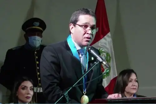 Alcalde de San Miguel, Eduardo Bless Cabrejas, informó que patrullaje integrado será en tiempo real. Foto: captura TV.