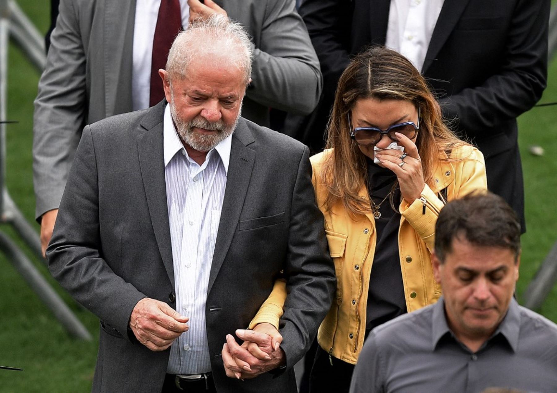Lula da Silva asistió al funeral de Pelé