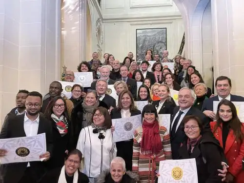 Premiación del 8° Concurso Internacional de Cafés Tostados en Origen, organizado por la Agencia de Valorización de Productos Agrícolas (AVPA). Cortesía Promperú