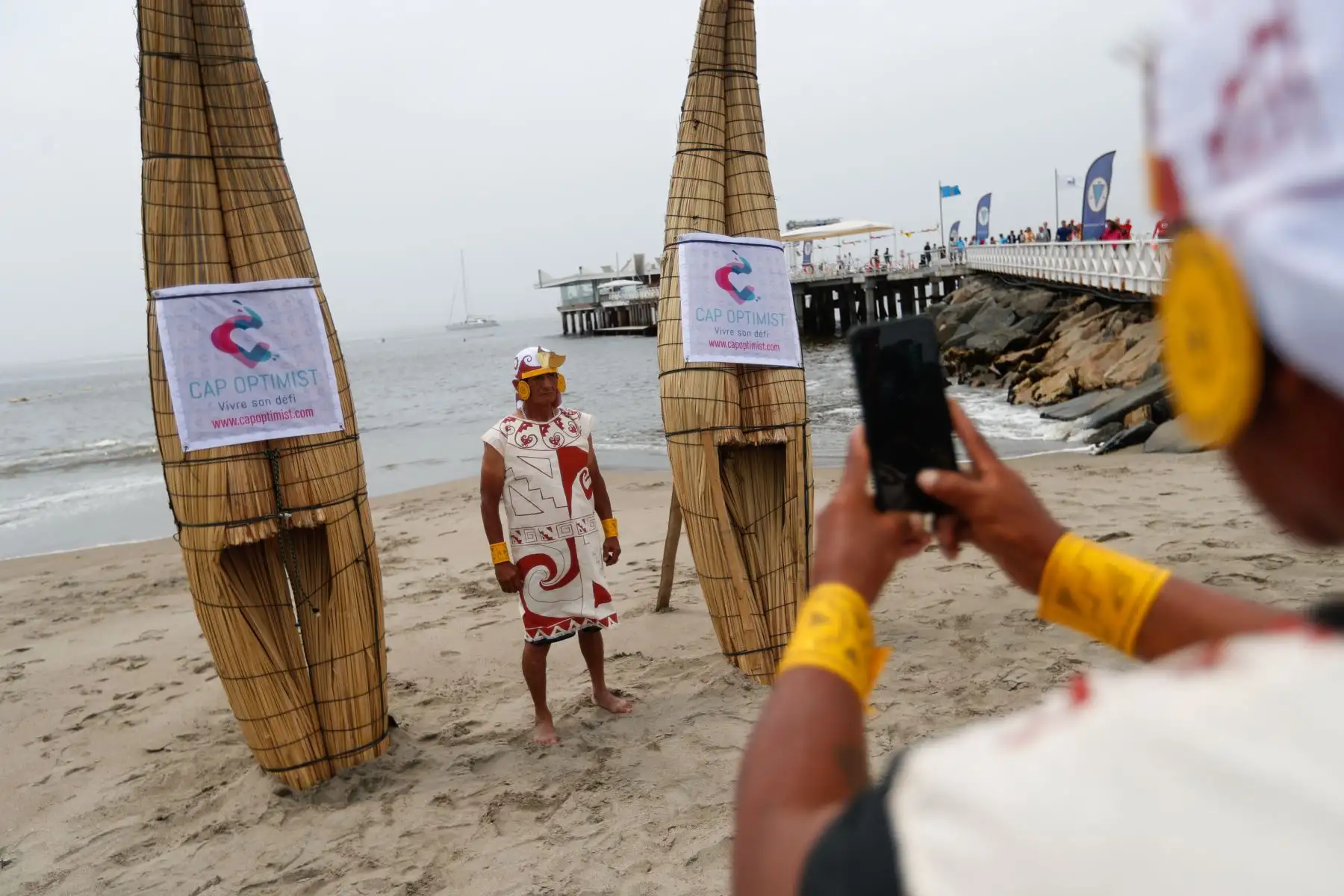 Cap Optimist es la aventura de 6 Waterwomen que van a intentar atravesar el Pacífico a fuerza a brazo. Remando sobre un paddleboard prone van a conectar Lima a Moorea. Esta expedición deportiva extraordinaria y solidaria, de más de 8000 km, se realizará a principios del 2023 en beneficio de los niños enfermos, y está organizada por la asociación Hope Team East. Foto: ANDINA/Carla Patiño
