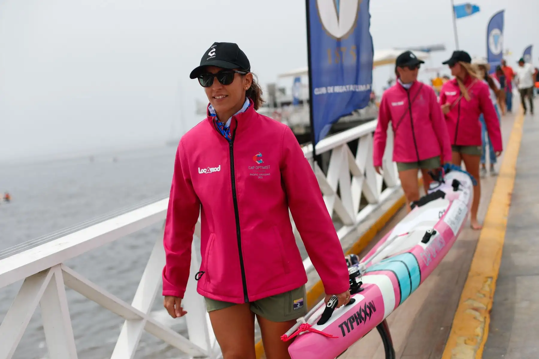 Cap Optimist es la aventura de 6 Waterwomen que van a intentar atravesar el Pacífico a fuerza a brazo. Remando sobre un paddleboard prone van a conectar Lima a Moorea. Esta expedición deportiva extraordinaria y solidaria, de más de 8000 km, se realizará a principios del 2023 en beneficio de los niños enfermos, y está organizada por la asociación Hope Team East. Foto: ANDINA/Carla Patiño