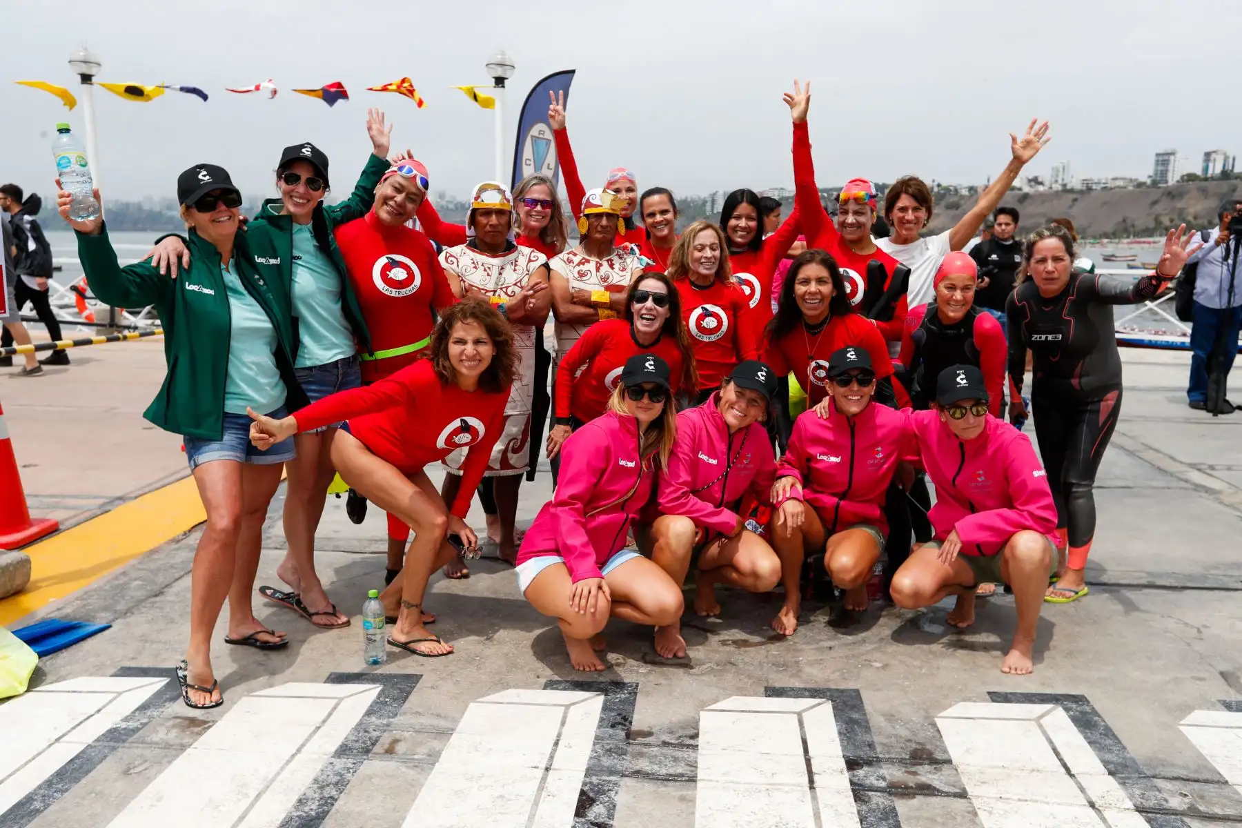 Cap Optimist es la aventura de 6 Waterwomen que van a intentar atravesar el Pacífico a fuerza a brazo. Remando sobre un paddleboard prone van a conectar Lima a Moorea. Esta expedición deportiva extraordinaria y solidaria, de más de 8000 km, se realizará a principios del 2023 en beneficio de los niños enfermos, y está organizada por la asociación Hope Team East. Foto: ANDINA/Carla Patiño