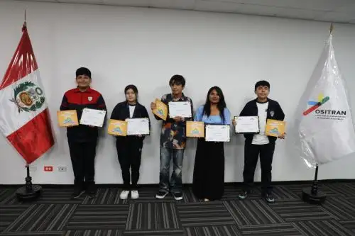 Premios del concurso de cuentos "Ositrán, contigo por las rutas del Perú"