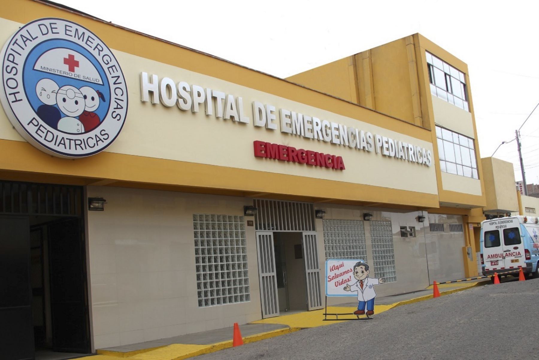 Hospital de Emergencias Pediátricas (HEP) fachada. Foto: ANDINA/Difusión