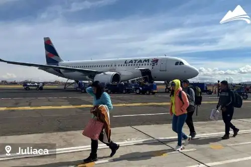 Aeropuerto de Juliaca suspendió temporalmente sus operaciones. Foto: Aeropuertos Andinos del Perú/Facebook.